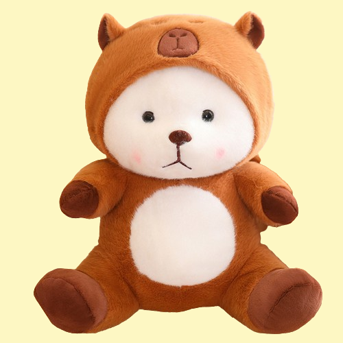 omgkawaii Cuddly Capybara Bear Plush: Huggable Happiness!