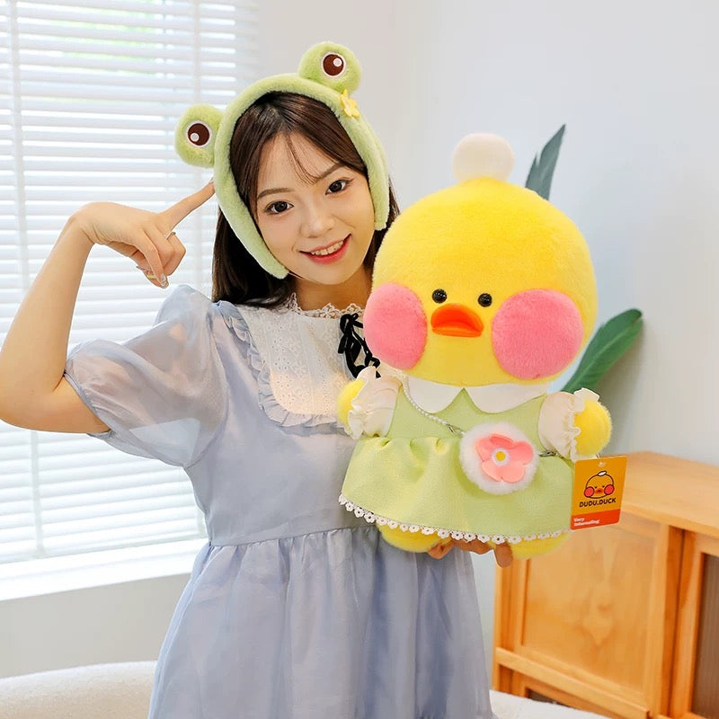 omgkawaii Cute Duck Plush with Animal-Themed Hats