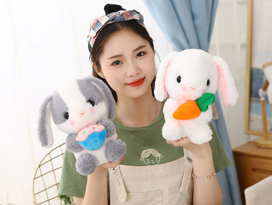 Cute Stuffed Bunny Plush Toy omgkawaii