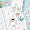 omgkawaii Decorative Stickers Kawaii Fat Rat Stickers 45 Pieces