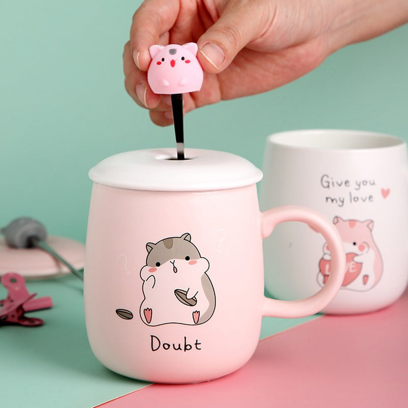 omgkawaii Drinkware Cute Hamster Mugs