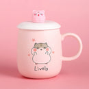 omgkawaii Drinkware Lively Cute Hamster Mugs