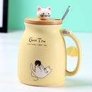 omgkawaii Drinkware Yellow Cute Cat Kawaii Mugs
