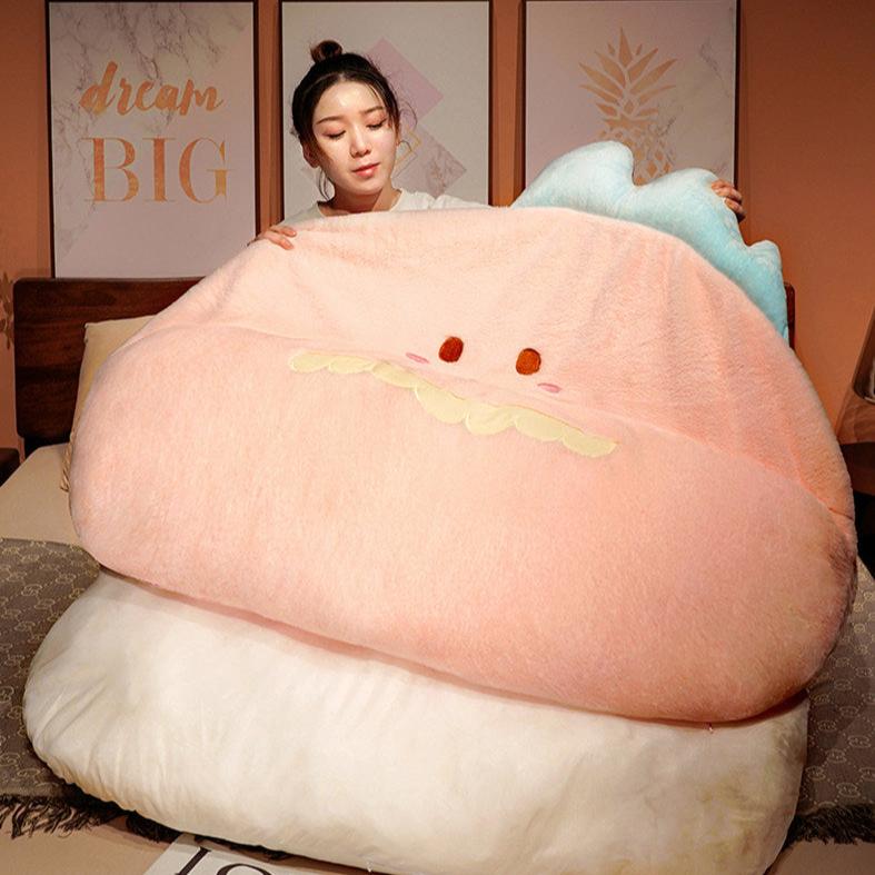 omgkawaii Giant Dinosaur Plush Pillow – Soft & Cozy Snuggle Buddy