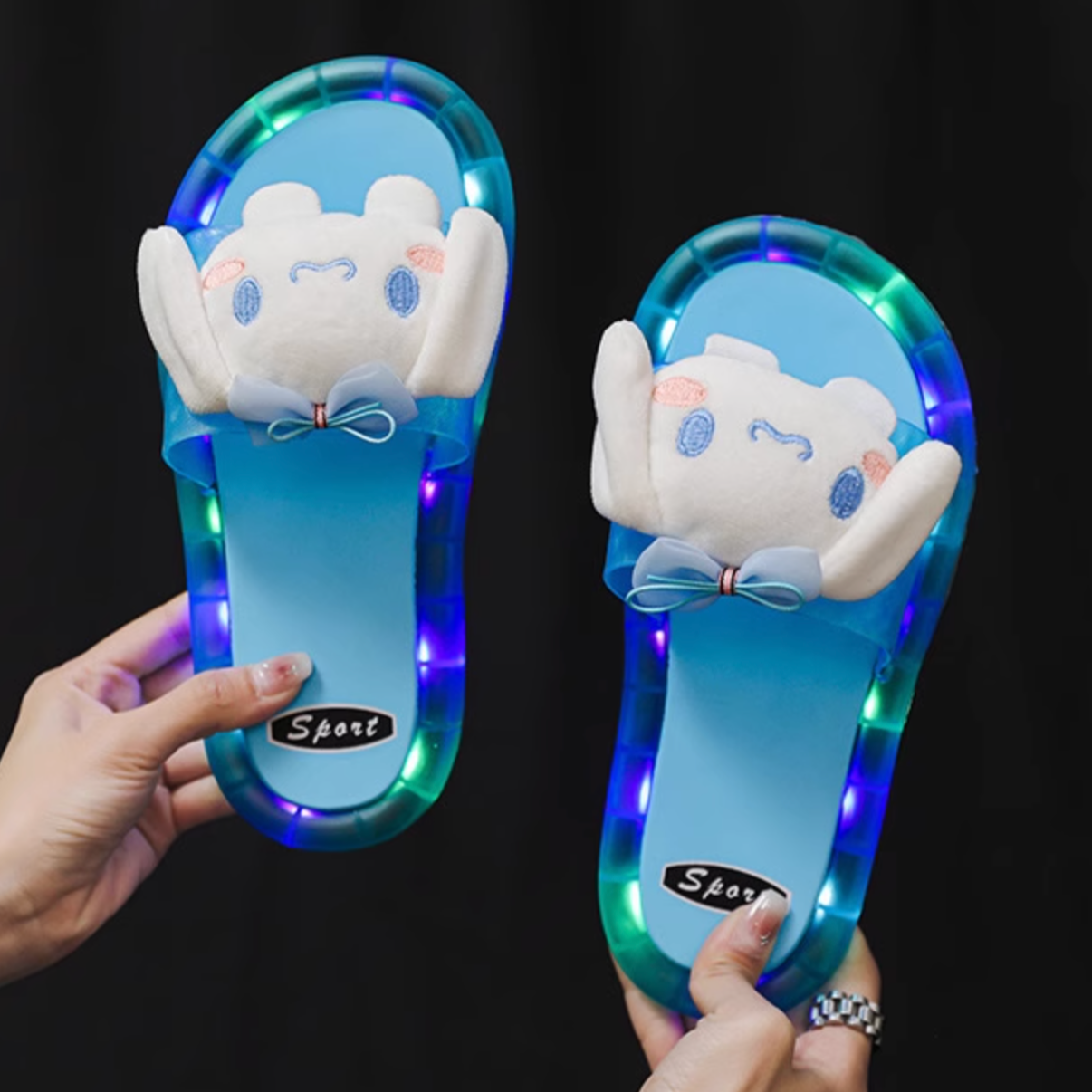 Glowing Comfort: Luminous Slippers