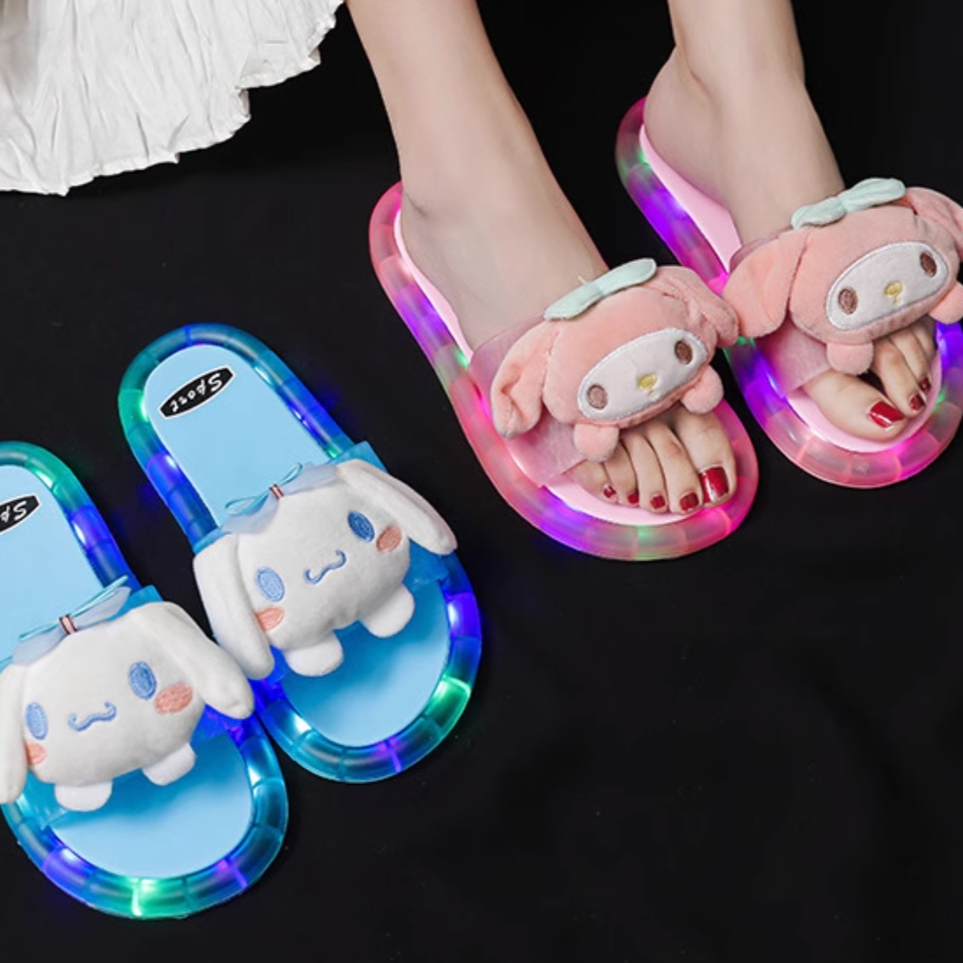 omgkawaii Glowing Comfort: Luminous Slippers