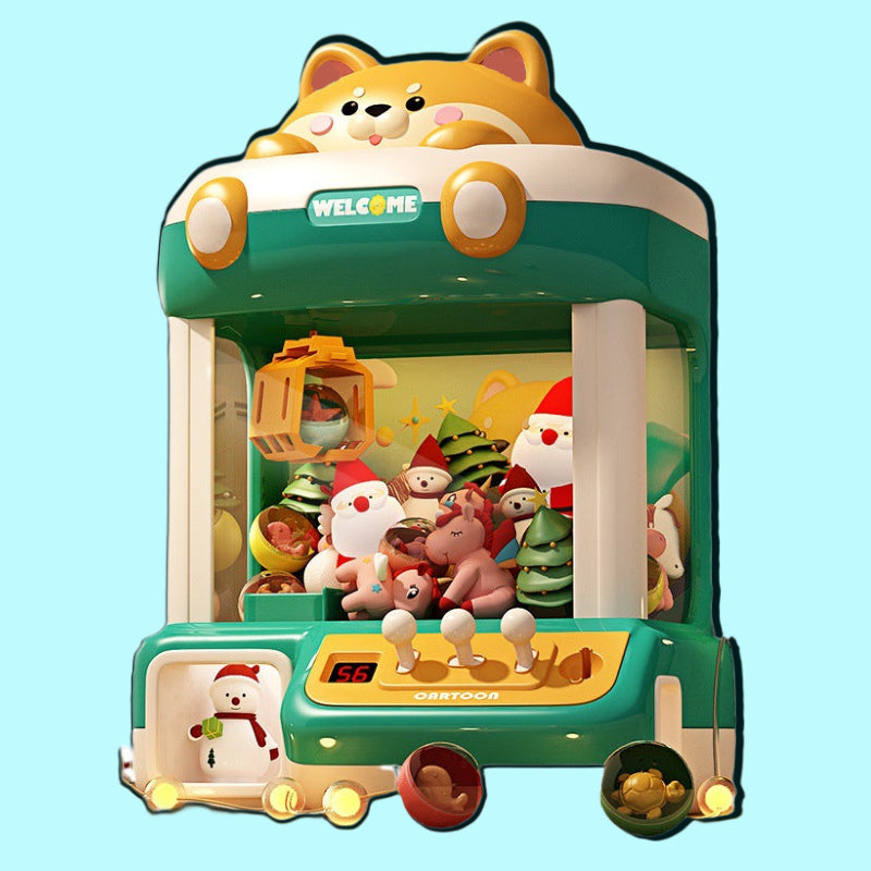 omgkawaii Green Shiba Showdown: The Adorable Mini Claw Machine Adventure!