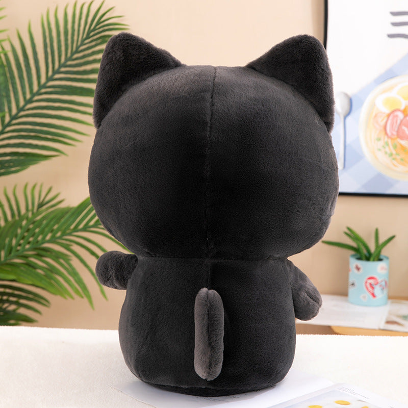 omgkawaii Huggable Black Cat Plushie