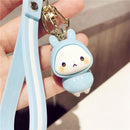 omgkawaii Keychains Blue Adorable Bunny Keychain