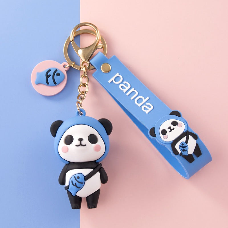 omgkawaii Keychains Blue Fruit Panda Keychain