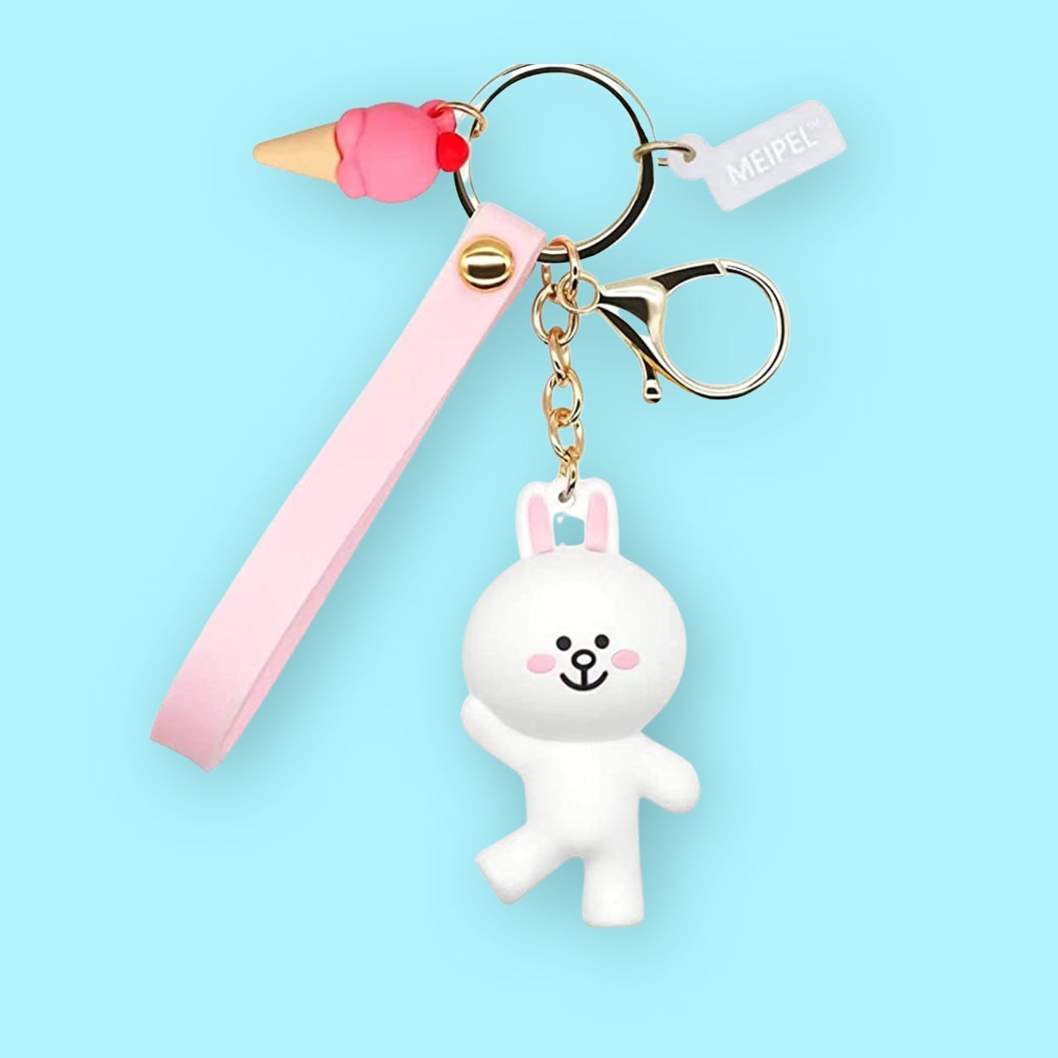 omgkawaii Keychains Cute Dancing Bunny