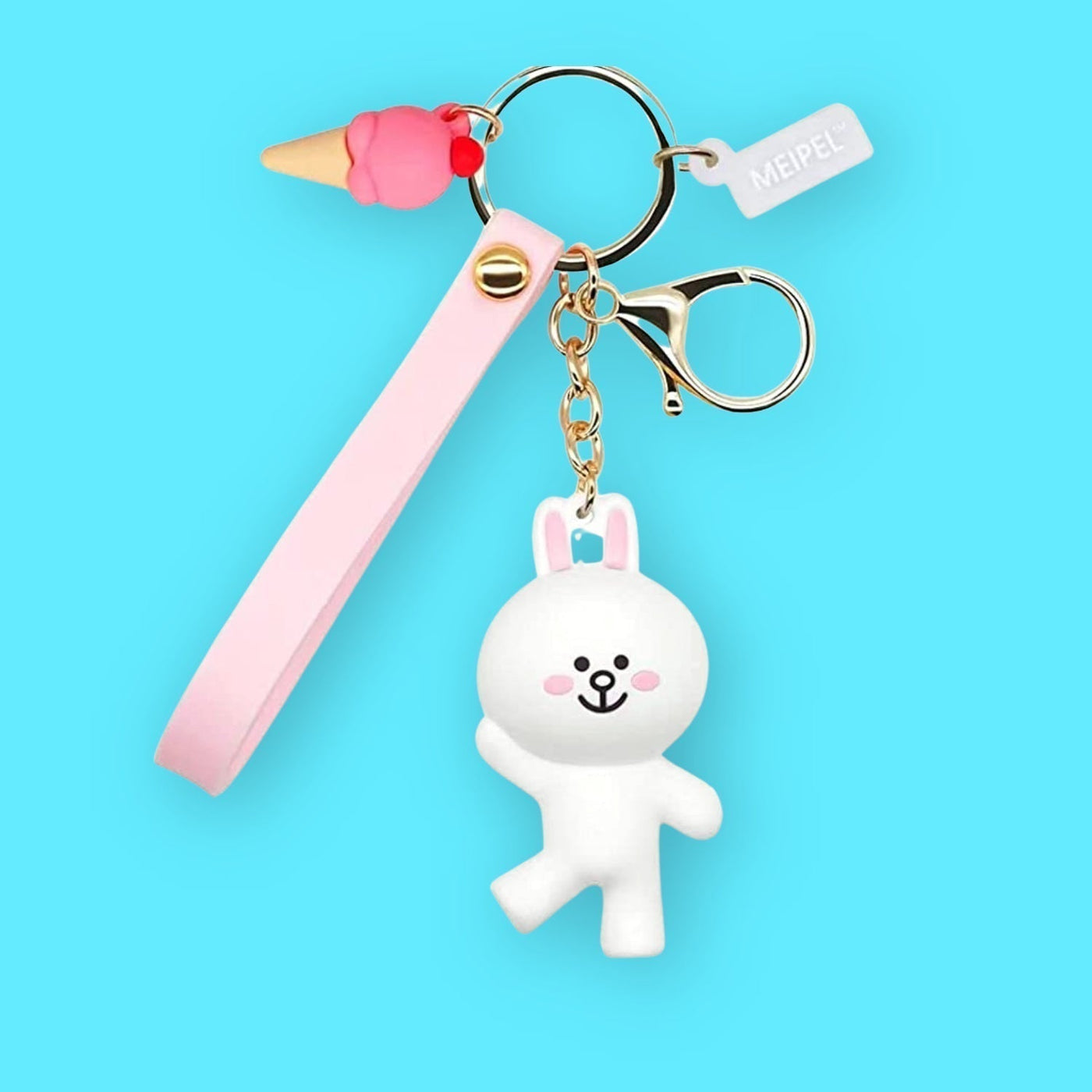 omgkawaii Keychains Cute Dancing Bunny