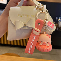 omgkawaii Keychains Cute Pig Keychain