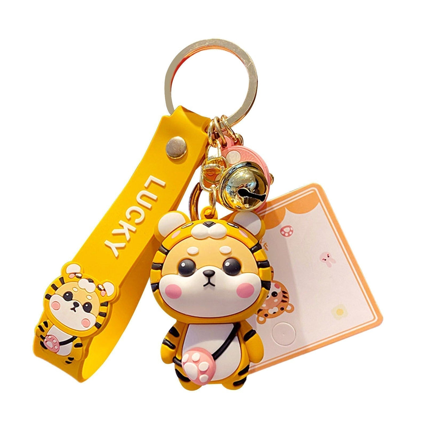 omgkawaii Keychains Dark Yellow Cute Little Shiba Inu Keychain