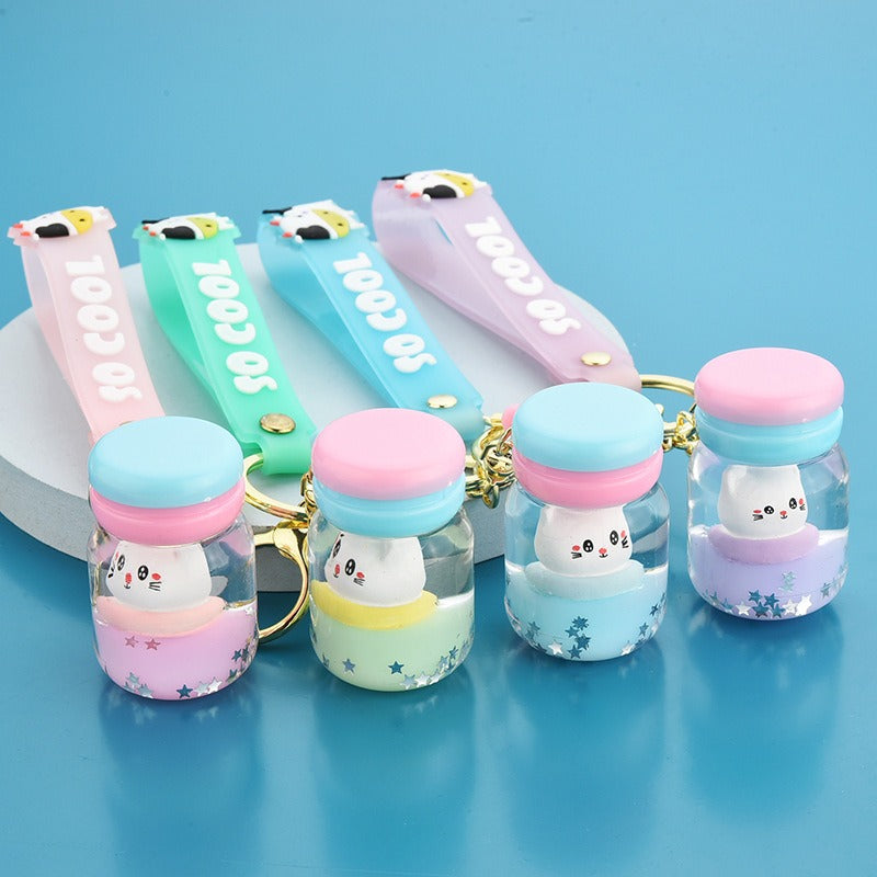 omgkawaii Keychains Floating Kitten Keychain