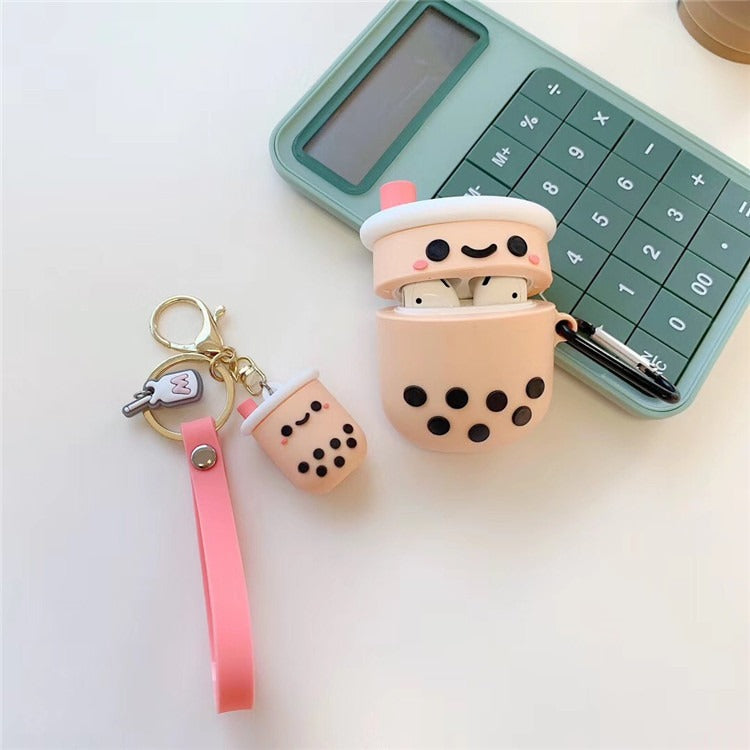 omgkawaii Keychains Lovely Milk Tea Keychain