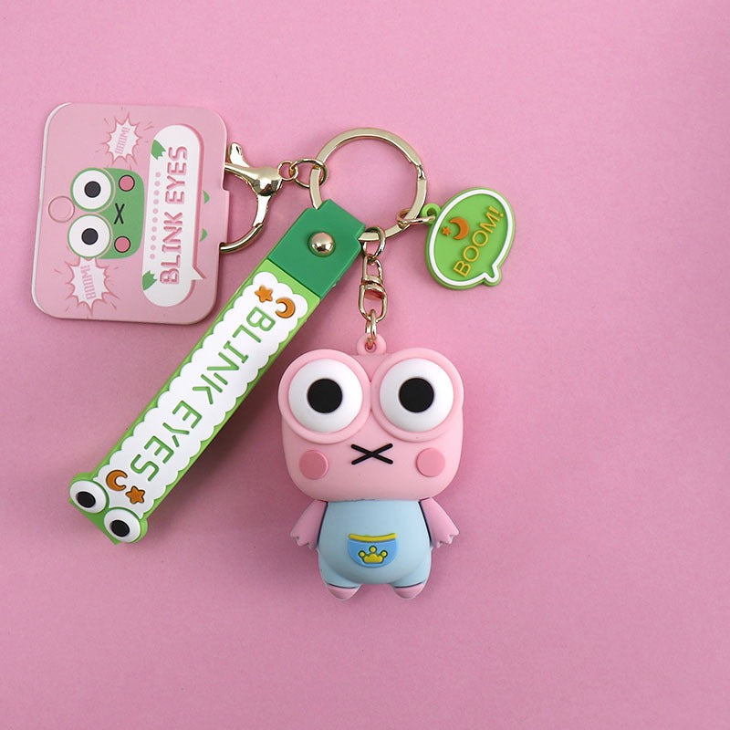 omgkawaii Keychains Pink Blink Eyes Frog Keychain