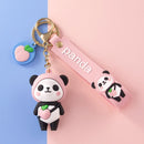 omgkawaii Keychains Pink Fruit Panda Keychain