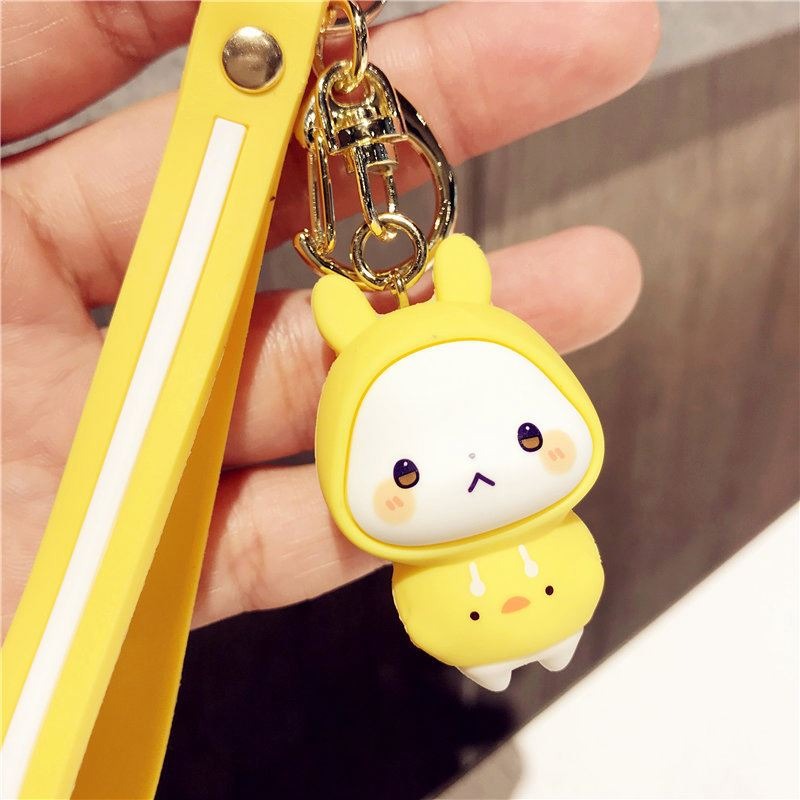 omgkawaii Keychains Yellow Adorable Bunny Keychain