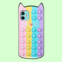 omgkawaii Mobile Phone Cases Cute Cat Bubble Phone Case For iPhone