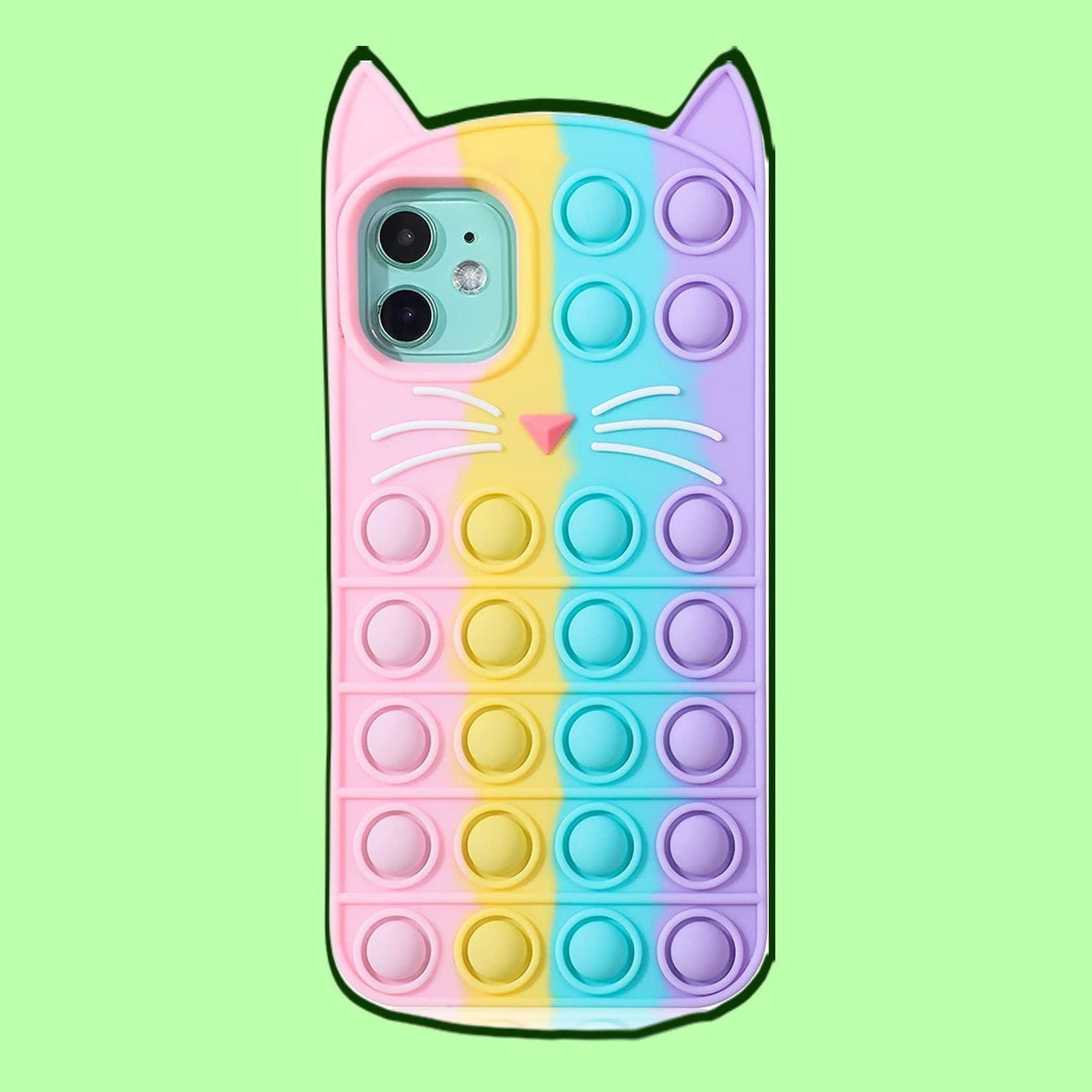 omgkawaii Mobile Phone Cases Cute Cat Bubble Phone Case For iPhone