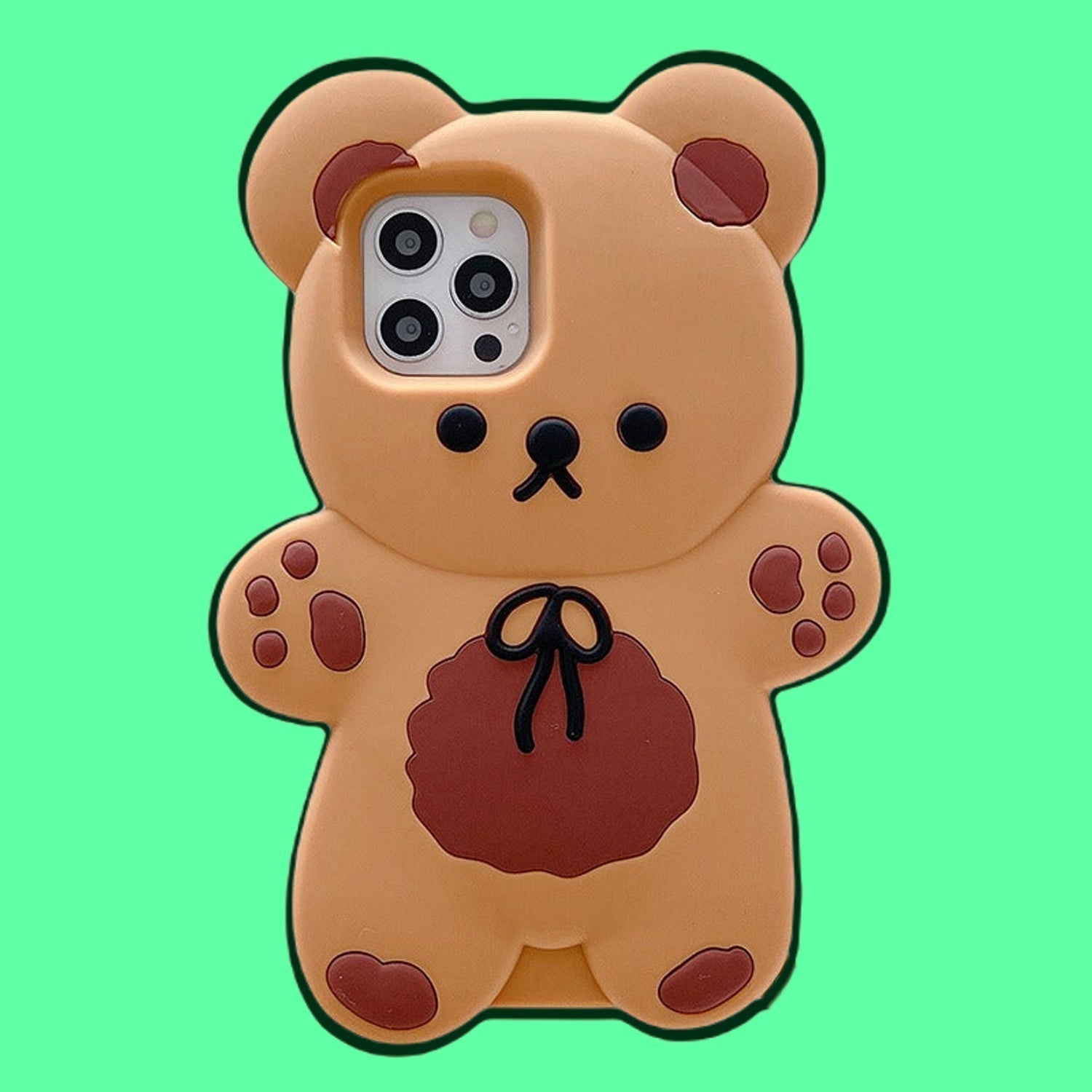 omgkawaii Mobile Phone Cases Kawaii Teddy Bear Phone Case for iPhone