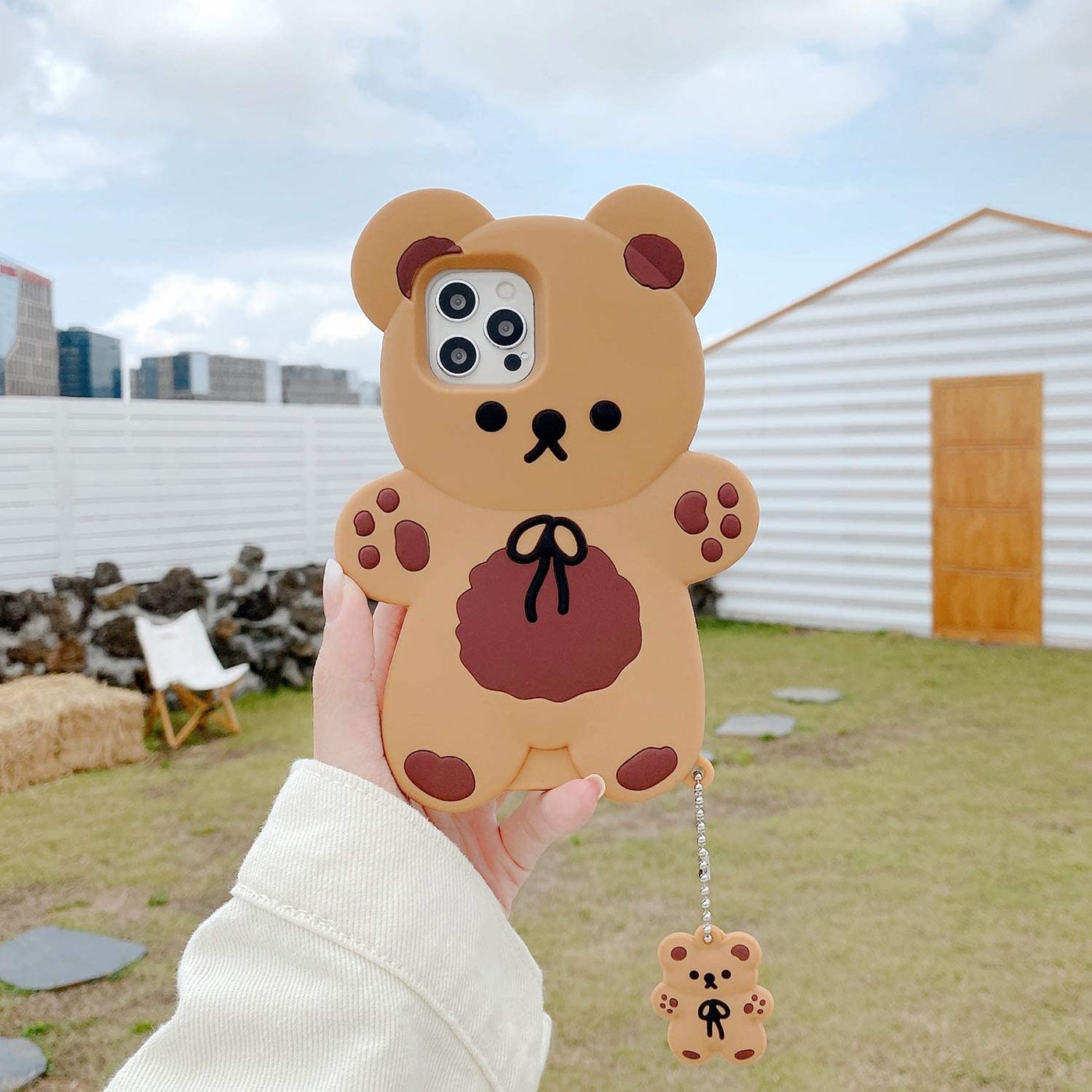 omgkawaii Mobile Phone Cases Kawaii Teddy Bear Phone Case for iPhone