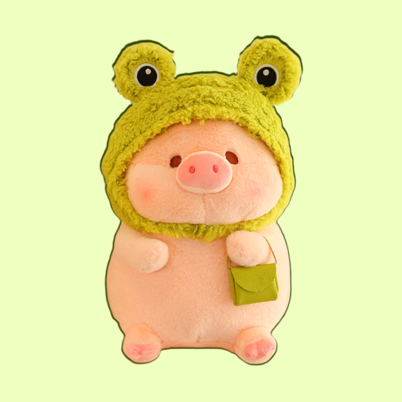 omgkawaii Pig Frog / 30 CM Adorable Pig Plush with a Handy Bag