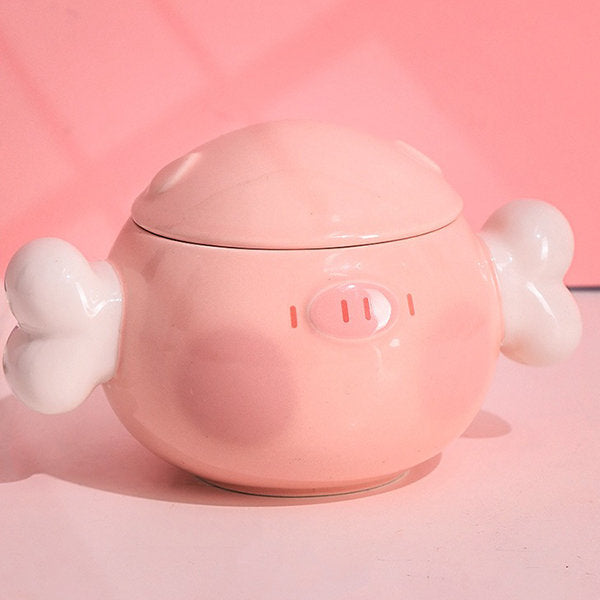 omgkawaii Piggy Delight: Adorable Ceramic Pig Mug for Your Daily Sip