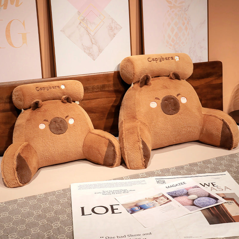 omgkawaii Pillows Capybara Plush Backrest Pillow