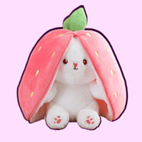 omgkawaii Pink / 18 CM Bunny Fruit Convertible Plush