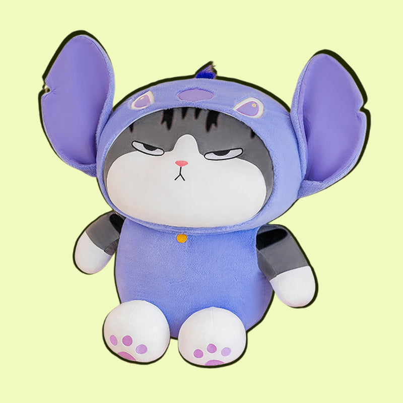 Cat Plushie Transforming with Animal Outfit Collection