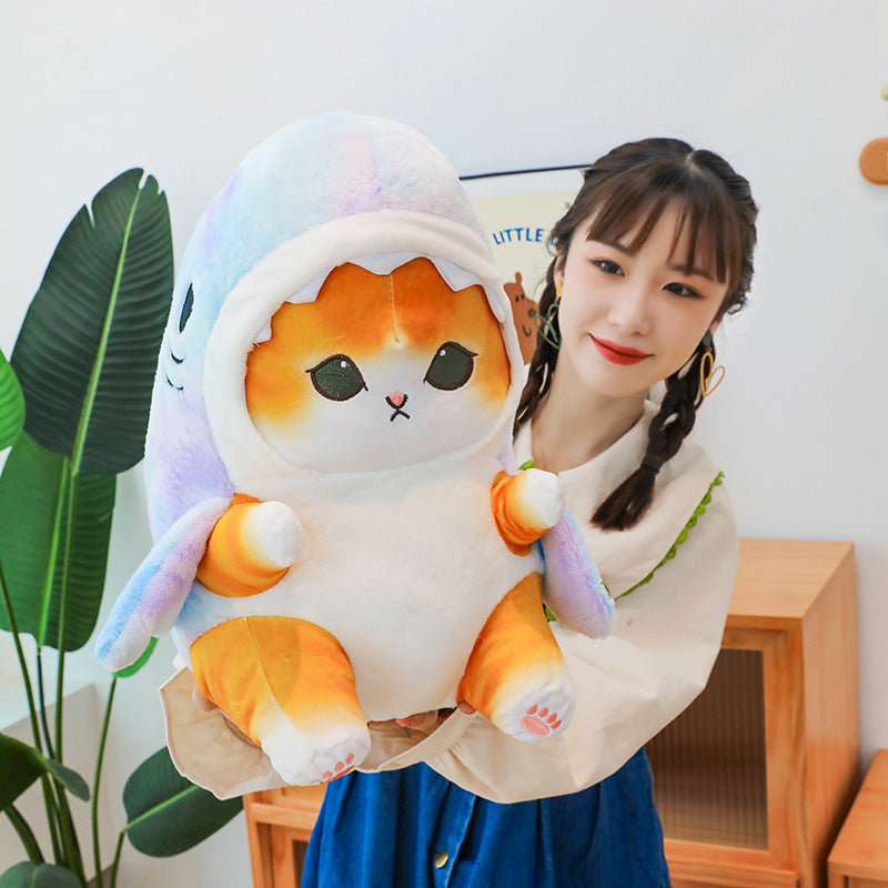 omgkawaii Snuggle Fin: The Shark Cat Plushie