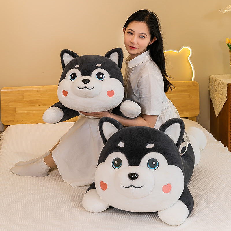 omgkawaii Snuggle Up with Our Fluffy Arctic Husky Plushie!