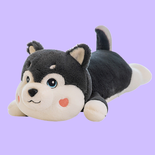 omgkawaii Snuggle Up with Our Fluffy Arctic Husky Plushie!