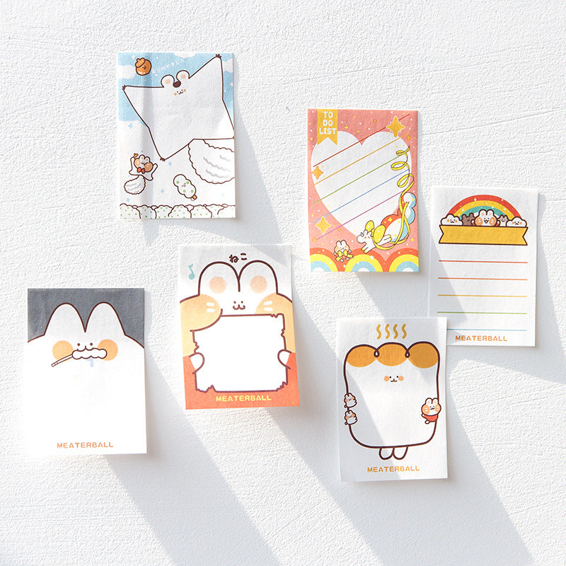 omgkawaii Sticky Notes Cute Animal Sticky Notes 30 Sheets