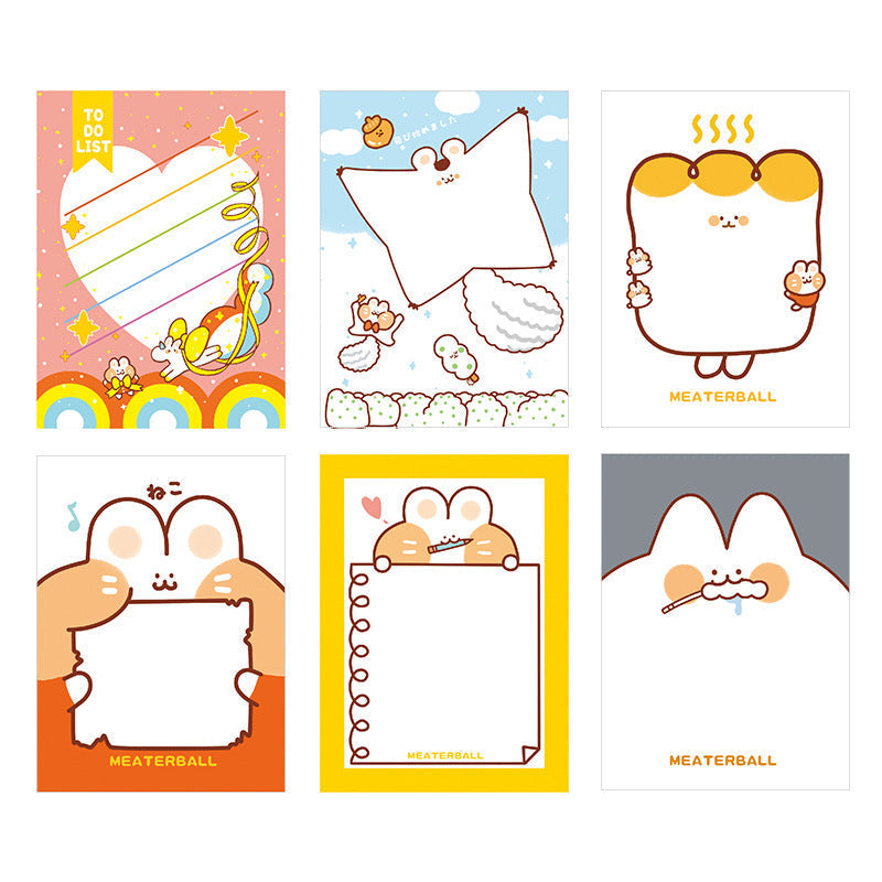 omgkawaii Sticky Notes Cute Animal Sticky Notes 30 Sheets