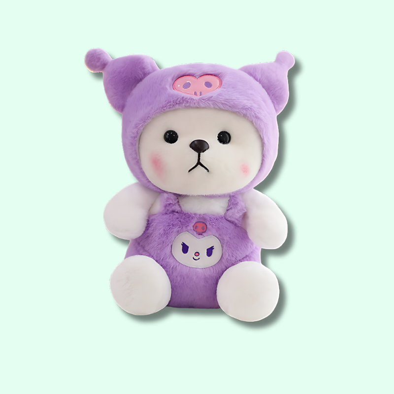 omgkawaii Stuffed Animals 25 CM Adorable Lilac Teddy Plushie