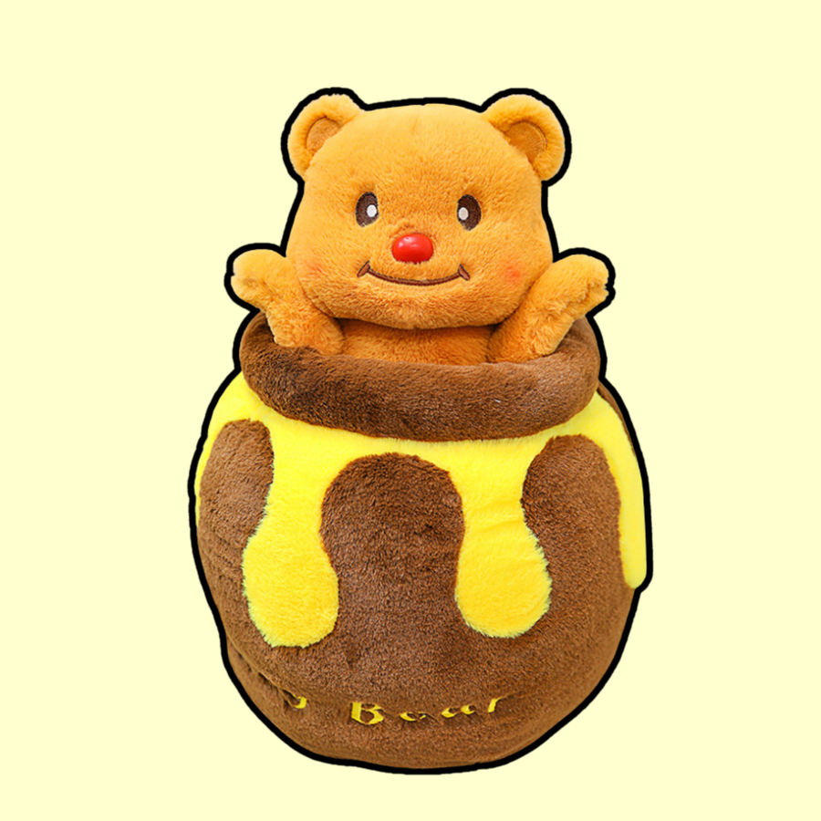 omgkawaii Stuffed Animals 30 CM Sweet as Honey: The Butter Bear Plushie