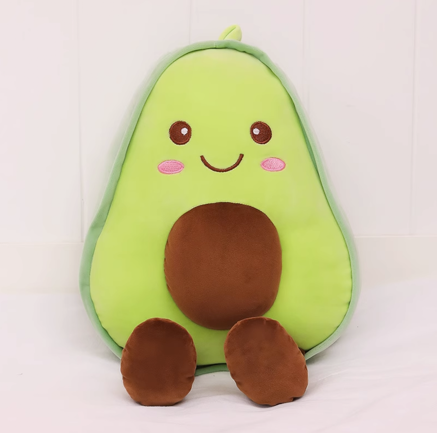 Entzuckendes Avocado Kawaii Pluschkissen 30 cm