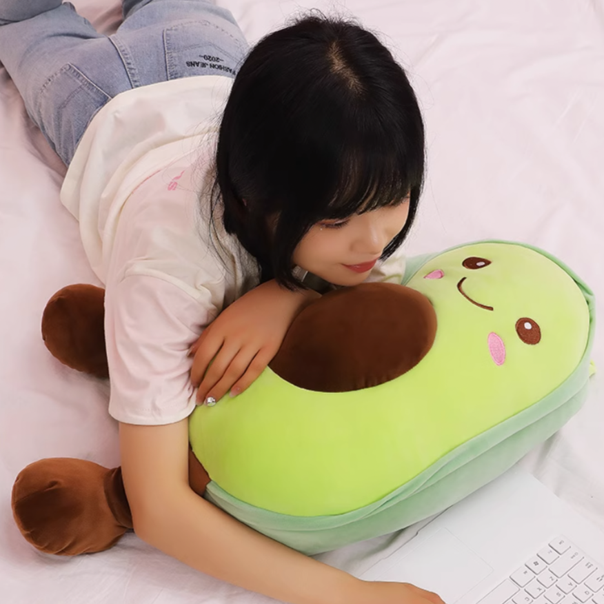 omgkawaii Stuffed Animals Adorable Avocado Kawaii Plush Pillow