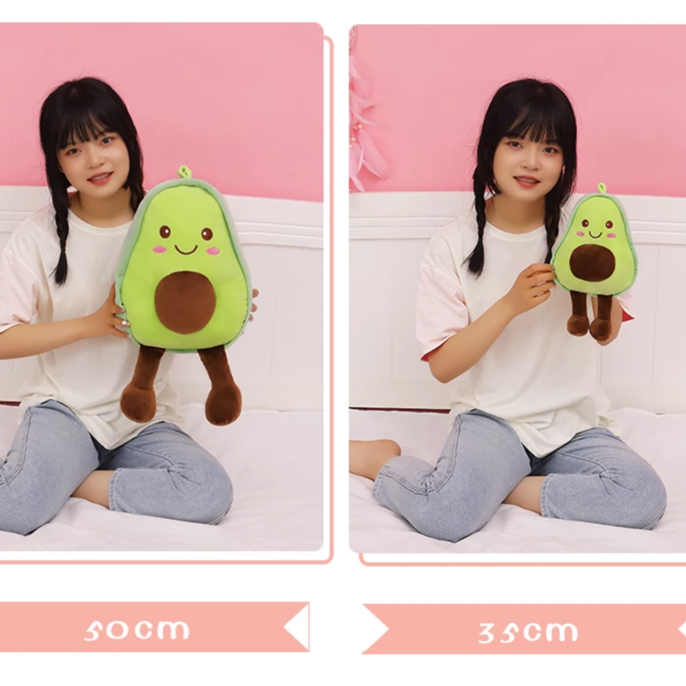 omgkawaii Stuffed Animals Adorable Avocado Kawaii Plush Pillow