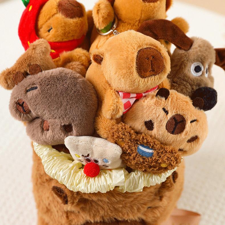 omgkawaii Stuffed Animals Adorable Capybara Bouquet Plushie: A Cuddly Floral Friend