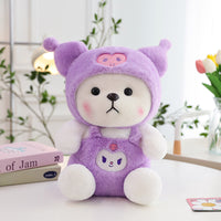 omgkawaii Stuffed Animals Adorable Lilac Teddy Plushie