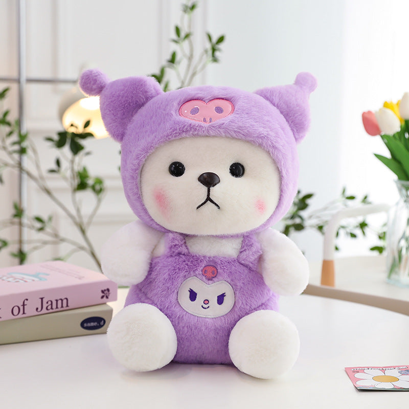 omgkawaii Stuffed Animals Adorable Lilac Teddy Plushie