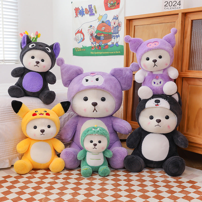 omgkawaii Stuffed Animals Adorable Lilac Teddy Plushie