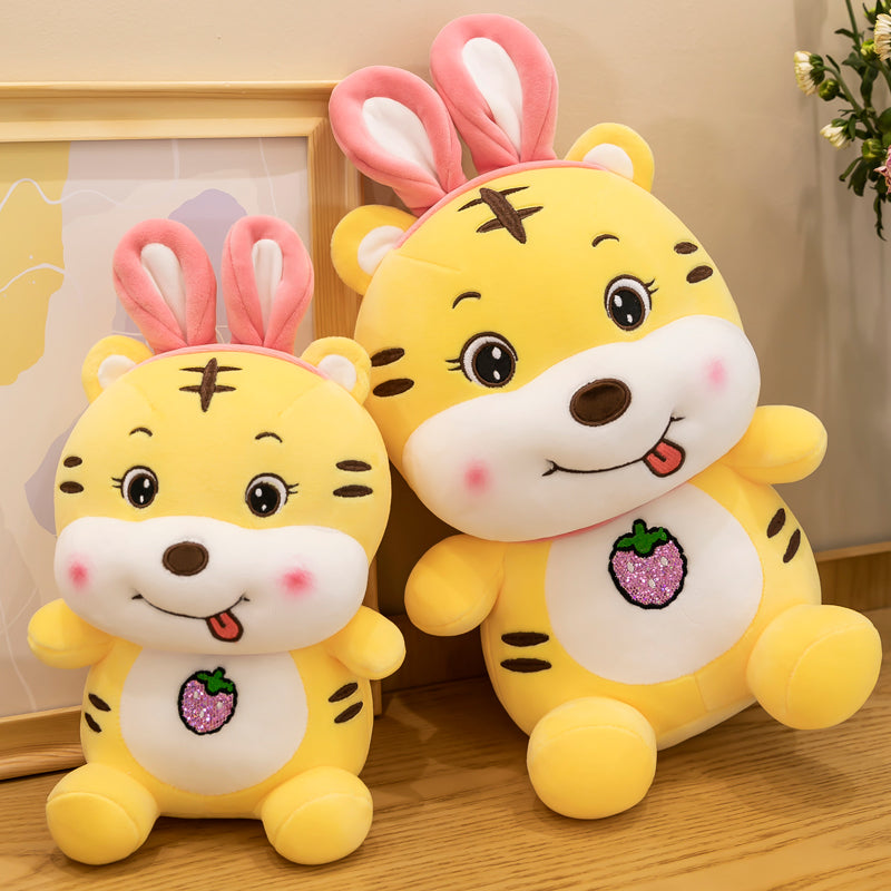 omgkawaii Stuffed Animals Adorable Sitting Tiger Plushie