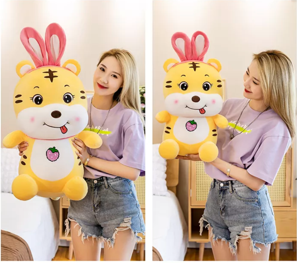 omgkawaii Stuffed Animals Adorable Sitting Tiger Plushie