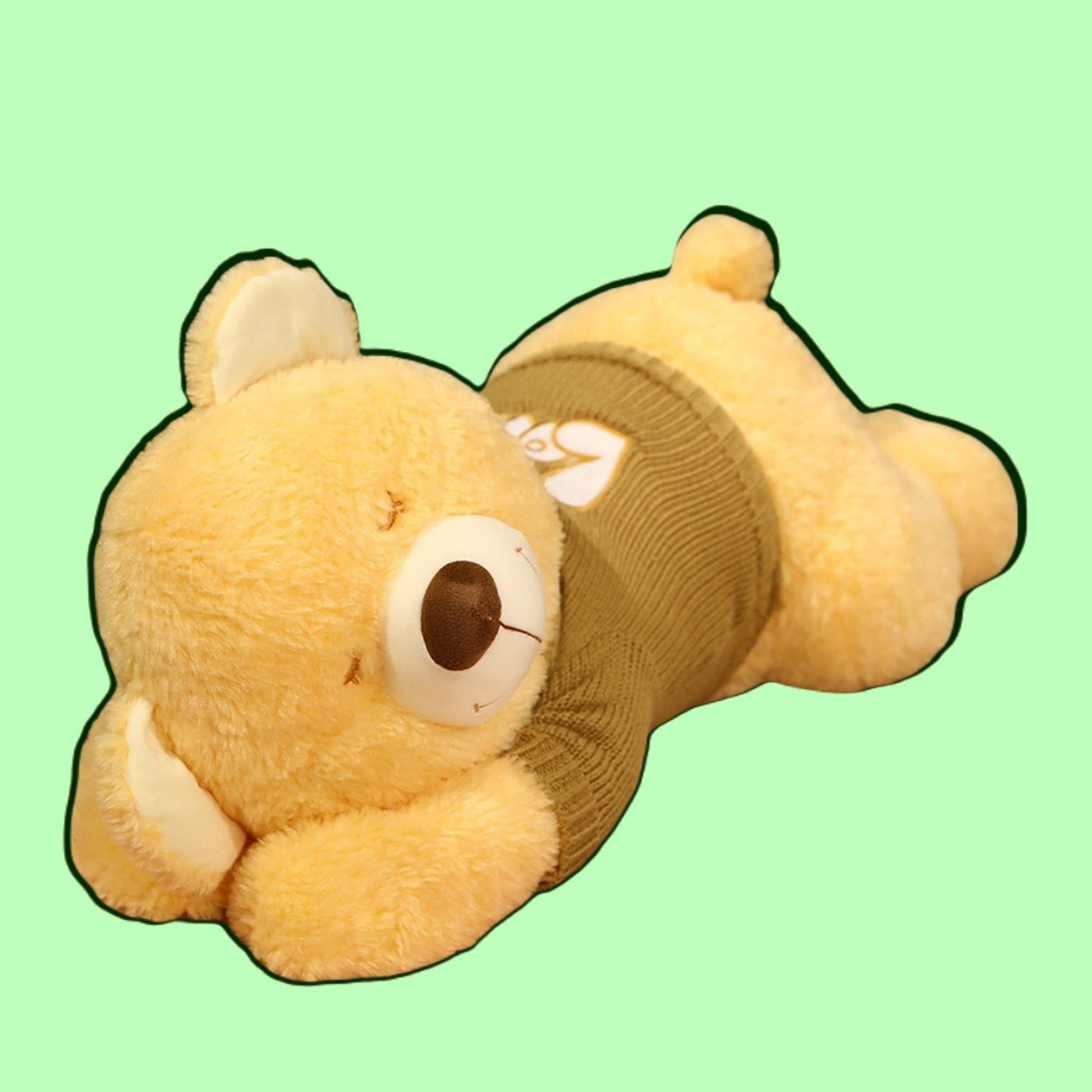 omgkawaii Stuffed Animals Beige / 80 CM Giant Sleeping Teddy Bear Plush Toy