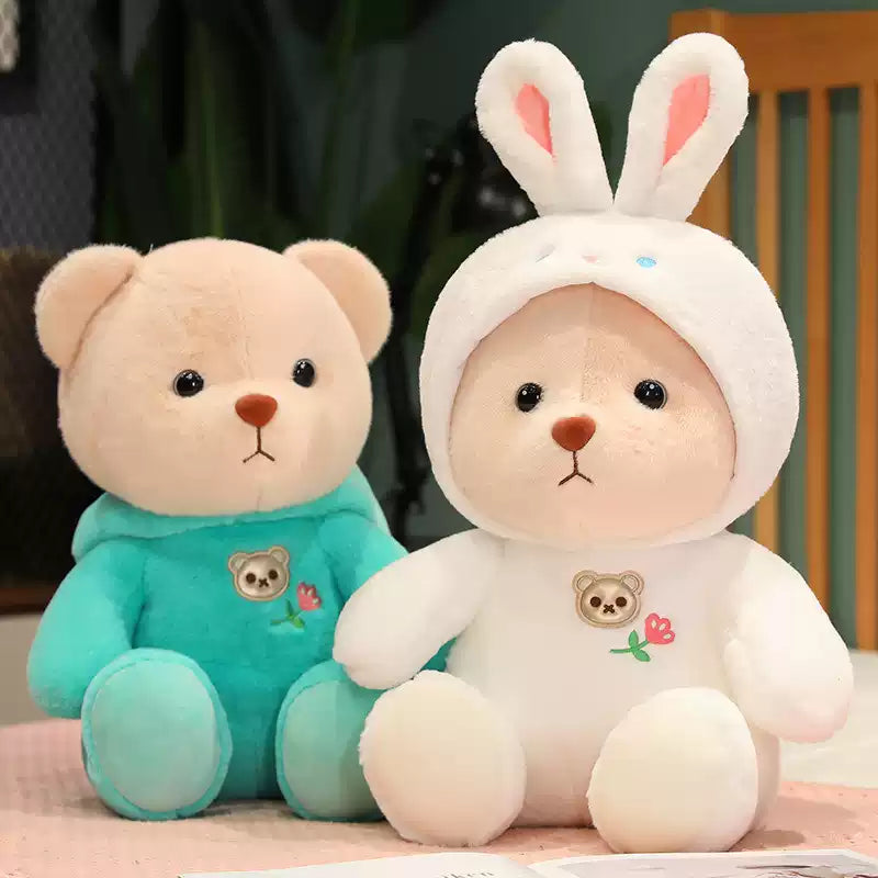 omgkawaii Stuffed Animals Bunny Cozy Bear Plush – Soft and Cuddly Friend for All Ages